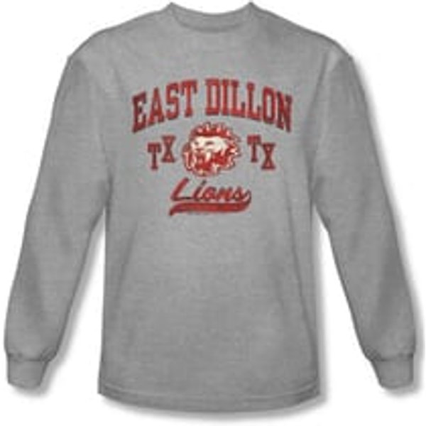 Friday Night Lights Shirt Lions Long Sleeve Athletic Heather Tee T-Shirt