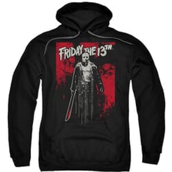 Friday the 13th Hoodie Death Curse Black Sweatshirt Hoody