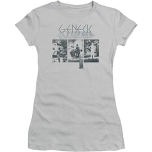 Genesis Juniors Shirt The Lamb Down On Broadway Silver T-Shirt