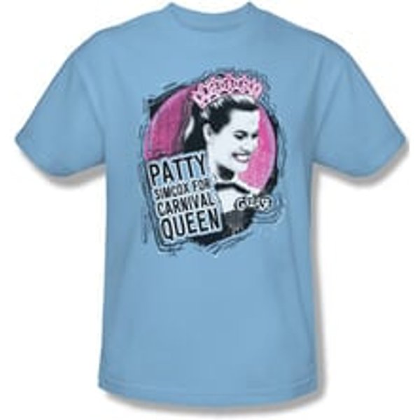 Grease Shirt Carnival Queen Adult Light Blue Tee T-Shirt
