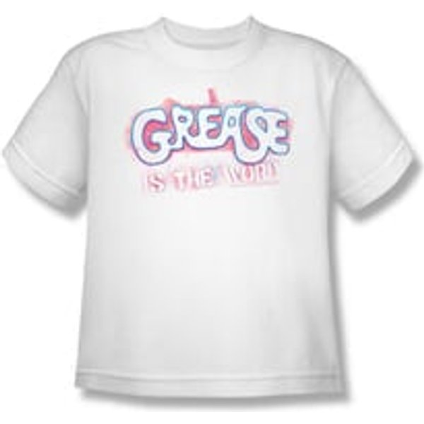 Grease Shirt Kids Grease Is The Word White Youth Tee T-Shirt