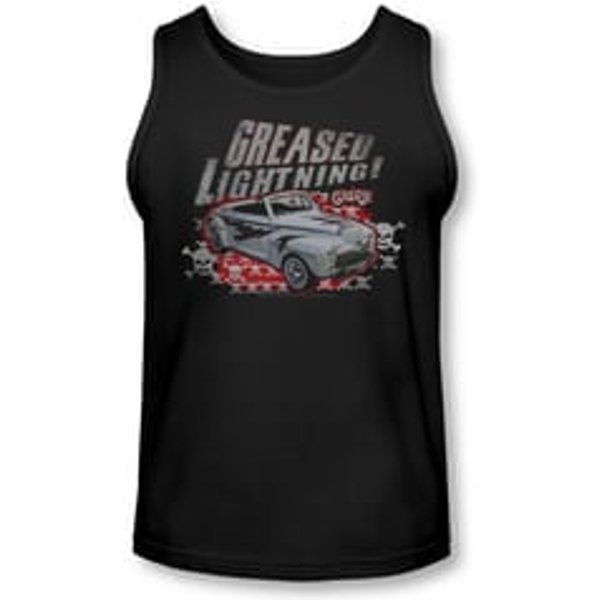 Grease Tank Top Greased Lightening Black Tanktop