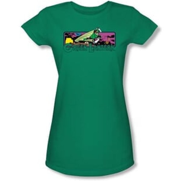 Green Lantern Juniors T-shirt Cosmos Kelly Green Tee