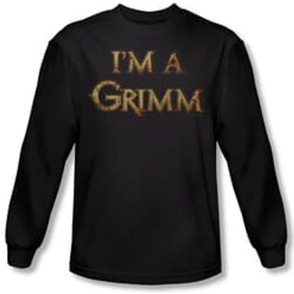 Grimm Shirt I'm A Grimm Long Sleeve Black Tee T-Shirt