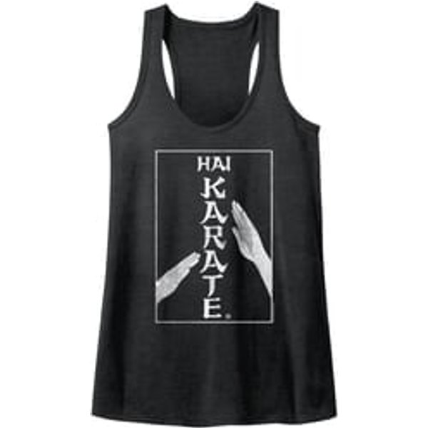 Hai Karate Juniors Tank Top Chop Black Racerback