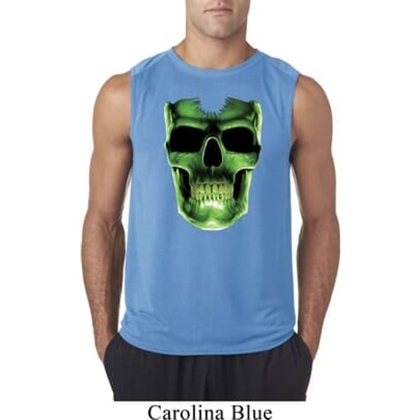 Halloween Glow Bones Mens Sleeveless Shirt