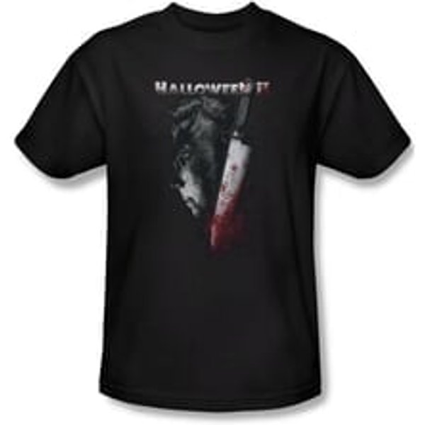 Halloween II Shirt Cold Gaze Adult Black Tee T-Shirt