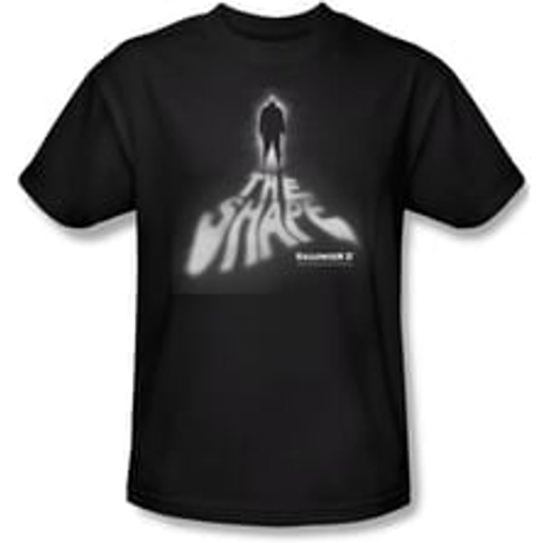 Halloween II Shirt The Shape Adult Black Tee T-Shirt