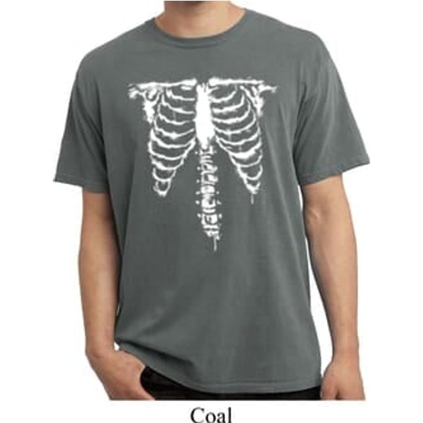 Halloween Skeleton Pigment Dyed Shirt