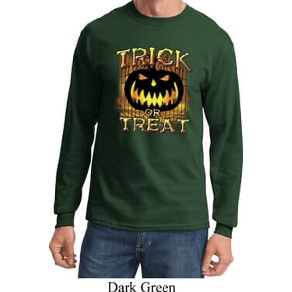 Halloween Trick or Treat Long Sleeve Shirt