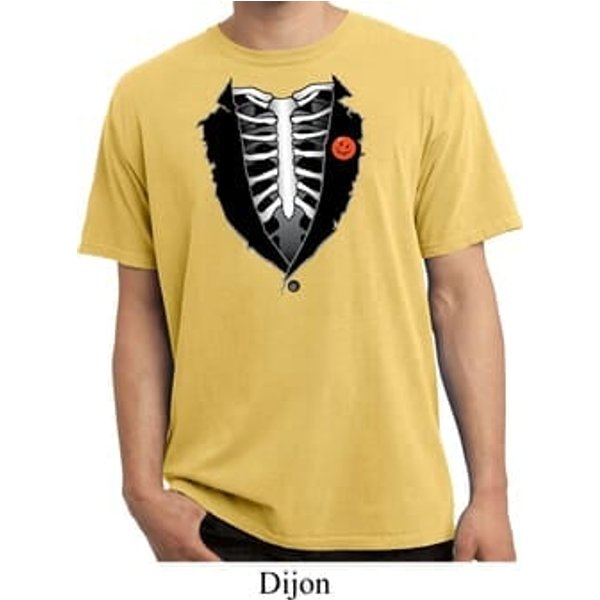 Halloween Tuxedo Mens Pigment Dyed T-shirt