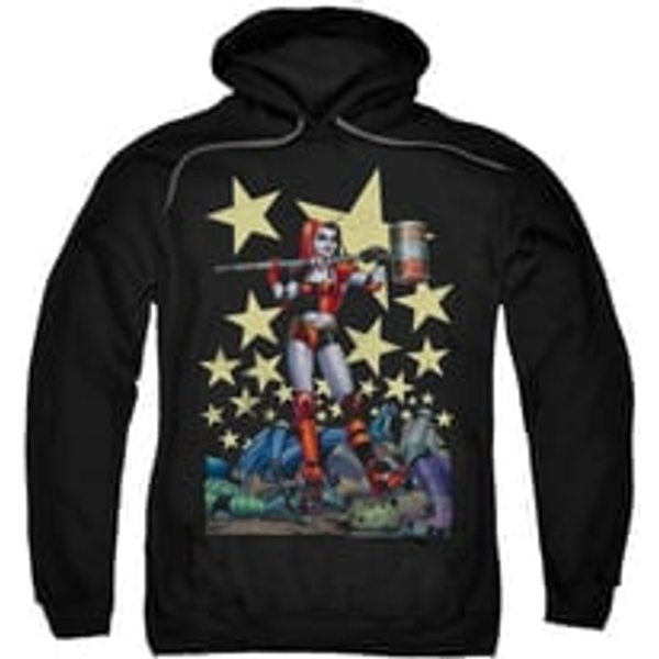 Harley Quinn Hoodie Hammer Time Black Sweatshirt Hoody