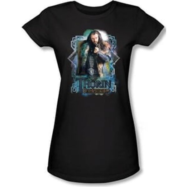 Hobbit Juniors Shirt Movie Unexpected Journey Thorin Oakenshield Tee