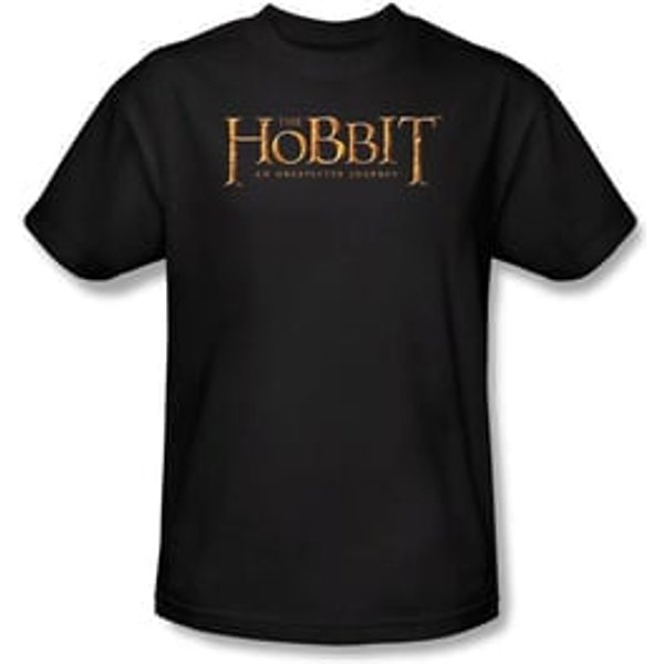 Hobbit Kids Shirt Movie Unexpected Journey Loyalty Logo Black Tee