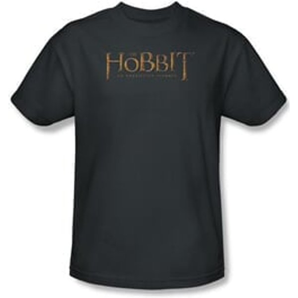 Hobbit Kids Shirt Movie Unexpected Journey Loyalty Logo Charcoal Tee
