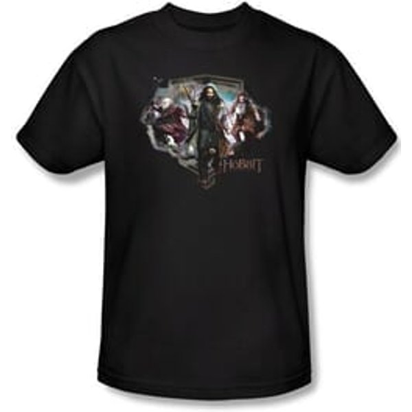 Hobbit T-shirt Loyalty Dwarves Black Shirt