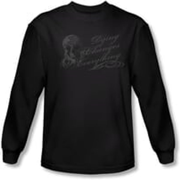 House Shirt Dying Changes Everything Long Sleeve Black Tee T-Shirt
