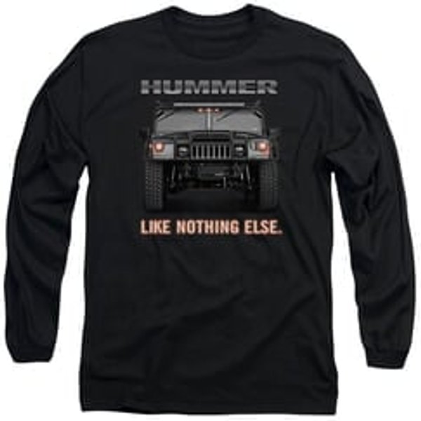 Hummer Long Sleeve Shirt Like Nothing Else Black Tee T-Shirt
