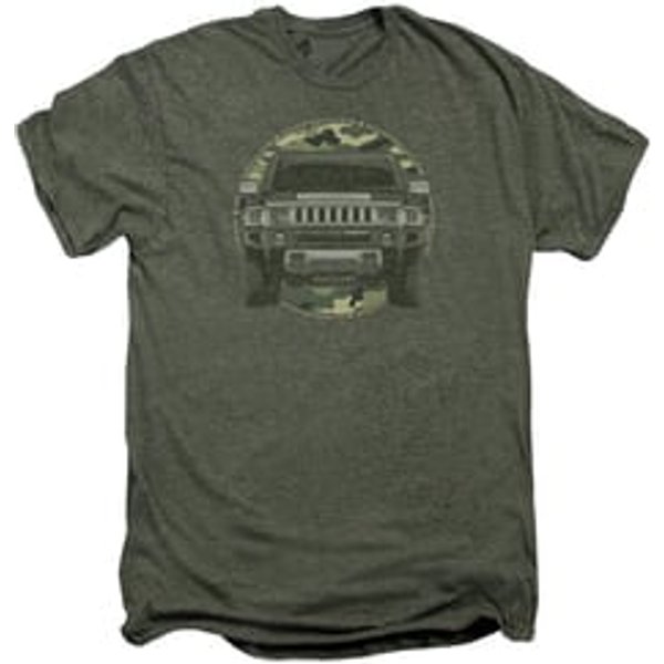 Hummer Shirt Lead Or Follow 2 Moss Heather T-Shirt