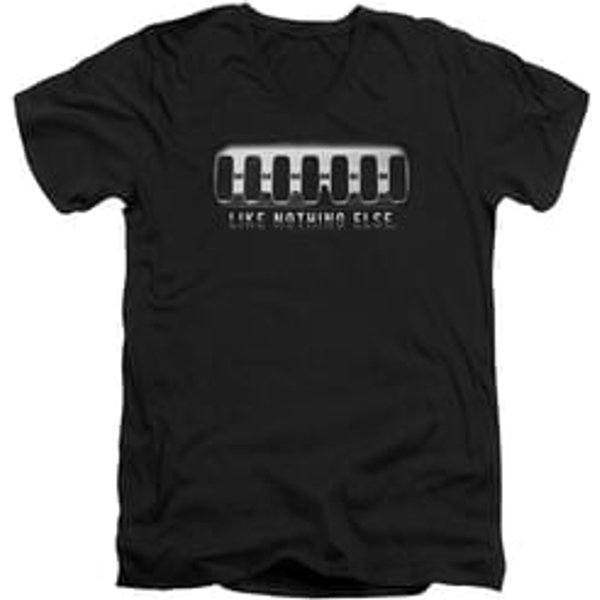Hummer Slim Fit V-Neck Shirt Grill Black T-Shirt