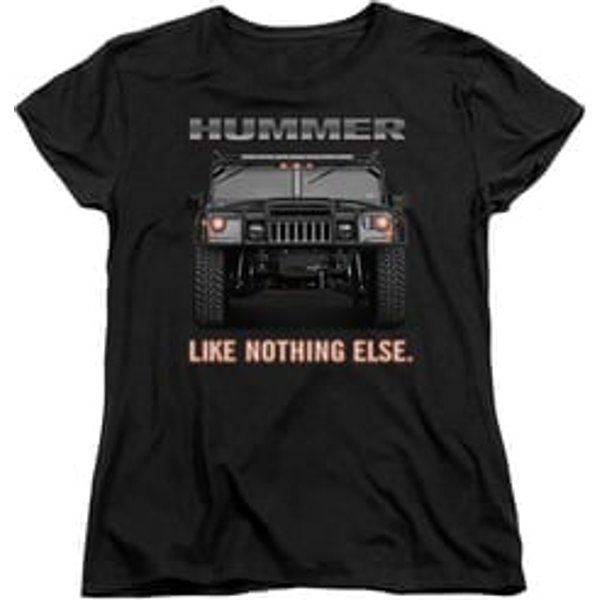 Hummer Womens Shirt Like Nothing Else Black T-Shirt