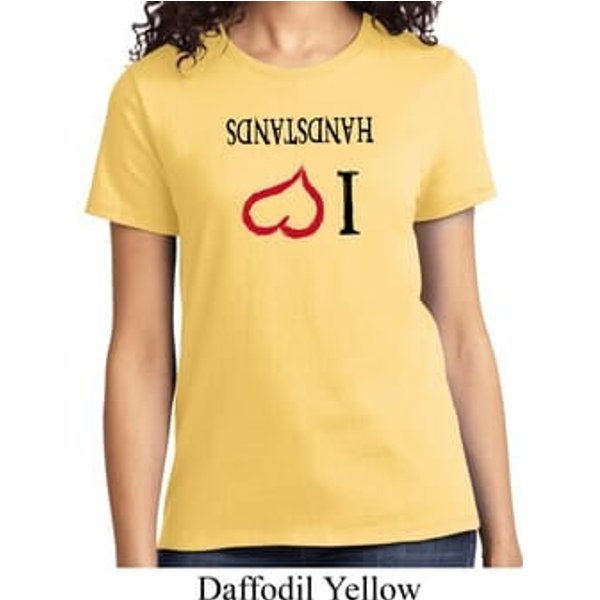 I Love Handstands Upside Down Ladies Shirt