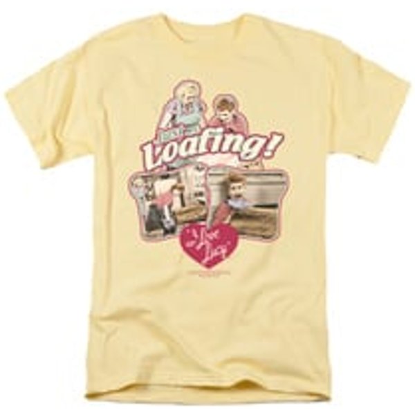 I Love Lucy Shirt Just Loafing Adult Banana Tee T-Shirt