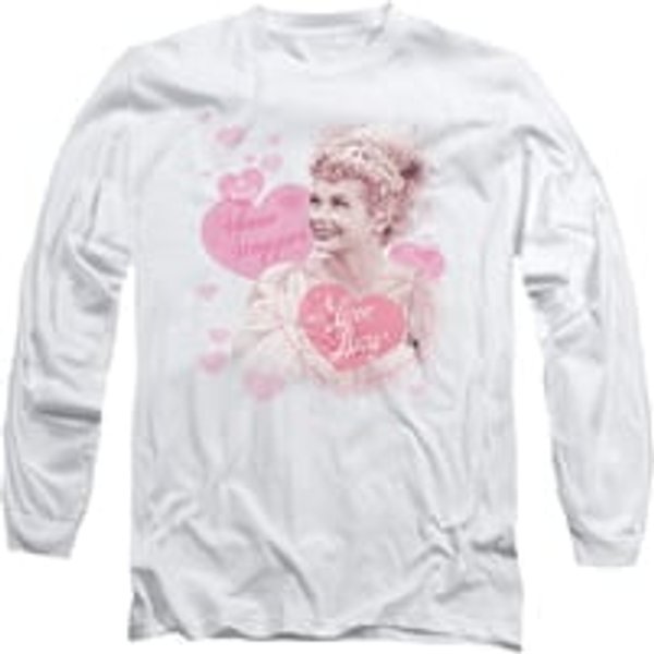 I Love Lucy Shirt Show Stopper Long Sleeve White Tee T-Shirt