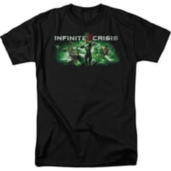 Infinite Crisis Shirt Green Lantern Black T-Shirt