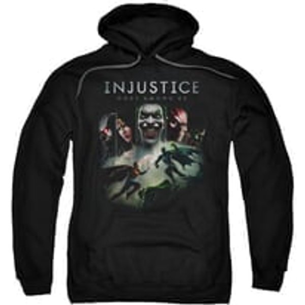 Injustice Gods Among Us Hoodie Superman VS Batman Black Sweatshirt Hoody