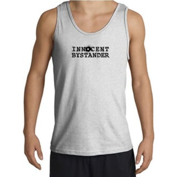INNOCENT BYSTANDER BLACK Funny Adult Tanktop - Ash