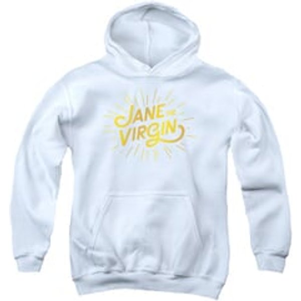 Jane The Virgin Sweatshirt Golden Logo Adult White Sweat Shirt