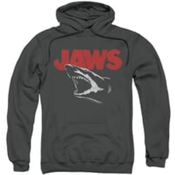 Jaws Hoodie Cracked Jaw Charcoal Sweatshirt Hoody