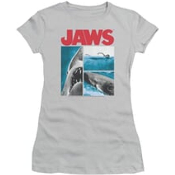 Jaws Shirt Juniors Instajaws Silver T-Shirt