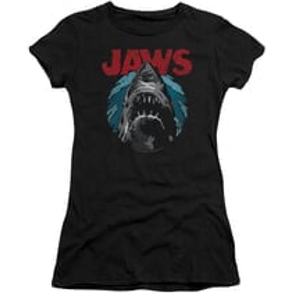 Jaws Shirt Juniors Water Circle Black T-Shirt