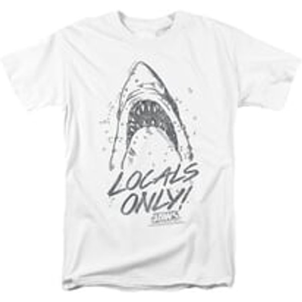 Jaws Shirt Locals Only White T-Shirt