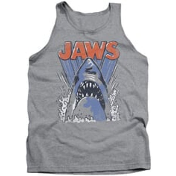 Jaws Shirt Tank Top Comic Splash Athletic Heather Tanktop