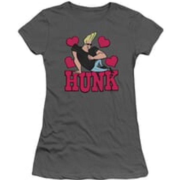 Johnny Bravo Shirt Juniors Hunk White Tee T-Shirt