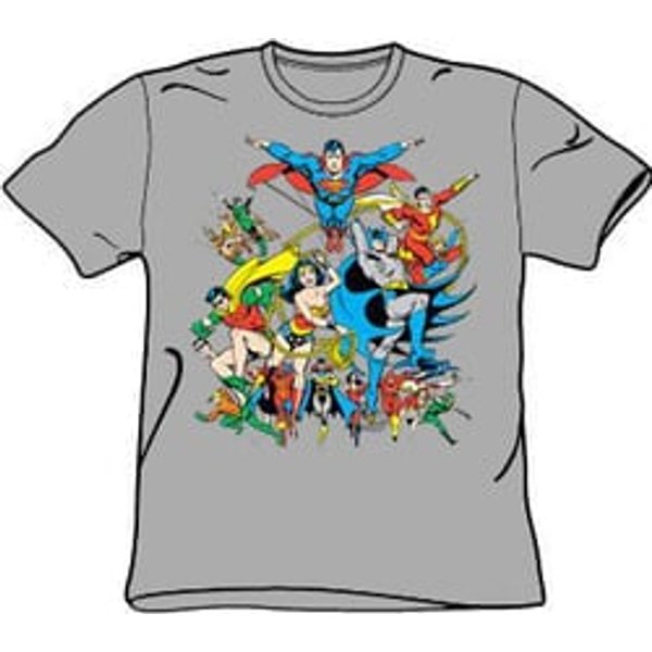 Justice League T-shirt - Justice League Assemble Adult Tee