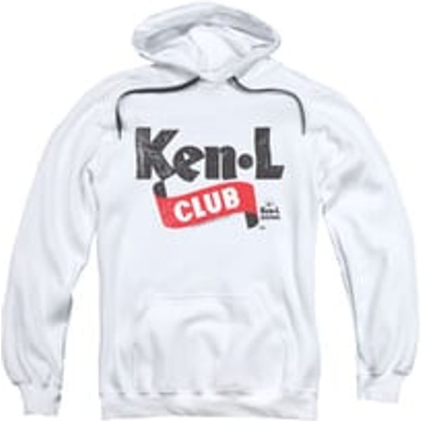 Ken L Ration Hoodie Club Logo White Sweatshirt Hoody