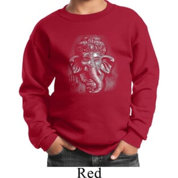 Kids Yoga Sweatshirt 3D Ganesha Darks Sweat Shirt