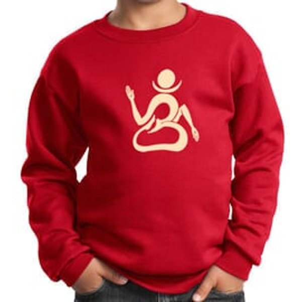 Kids Yoga Sweatshirt Body OM Sweat Shirt