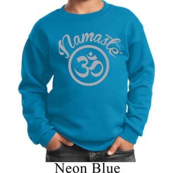Kids Yoga Sweatshirt Namaste Om Sweat Shirt