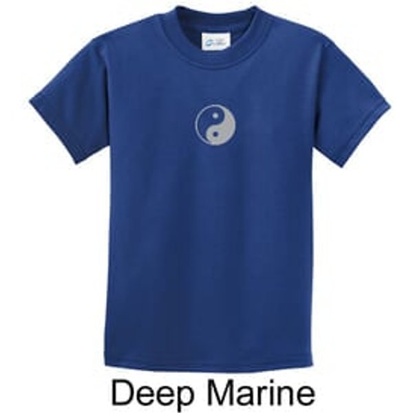 Kids Yoga T-shirt Yin Yang Meditation Youth Tee Shirt