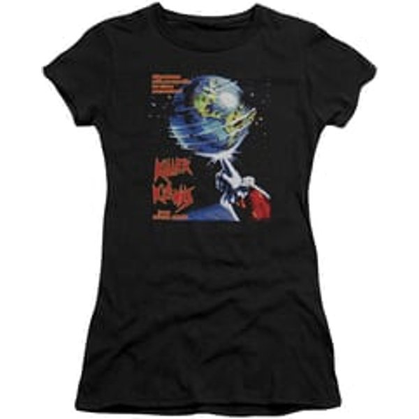 Killer Klowns From Outer Space Juniors Shirt Invaders Black T-Shirt