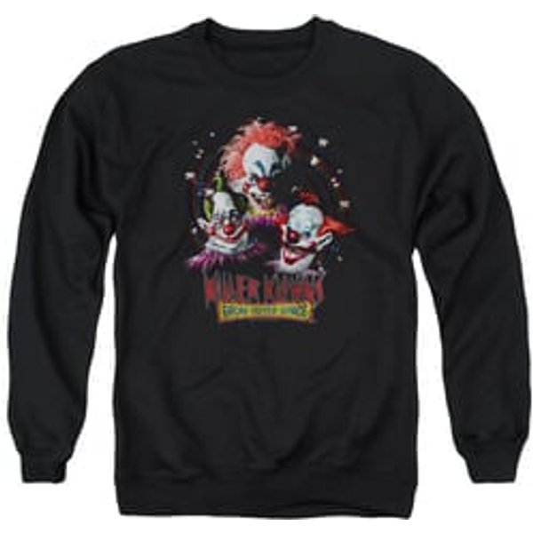 Killer Klowns From Outer Space Sweatshirt Killer Klowns Adult Black Sweat Shirt