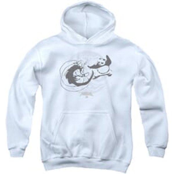 Kung Fu Panda 3 Kids Hoodie Face Off White Youth Hoody