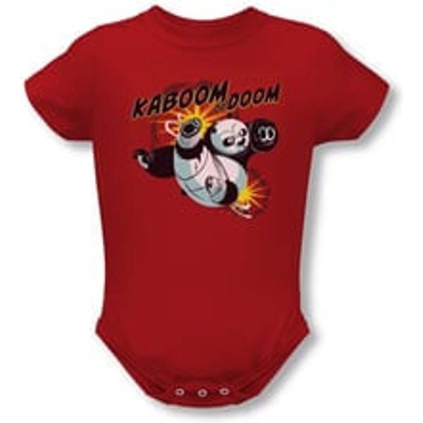 Kung Fu Panda Baby Kaboom Of Doom Red Infant Babies Creeper