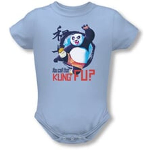 Kung Fu Panda Baby Kung Fu Light Blue Infant Babies Creeper