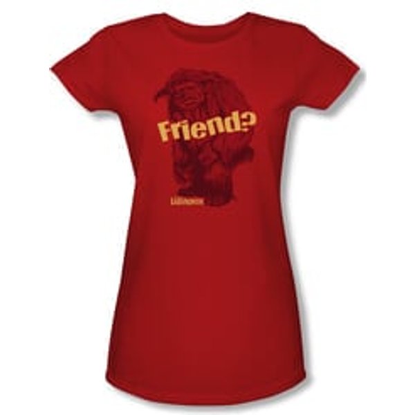 Labyrinth Shirt Juniors Ludo Friend Red Tee T-Shirt
